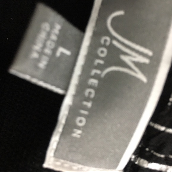 Beautiful Silver Metallic Black Jacket (0617) - Picture 8 of 8